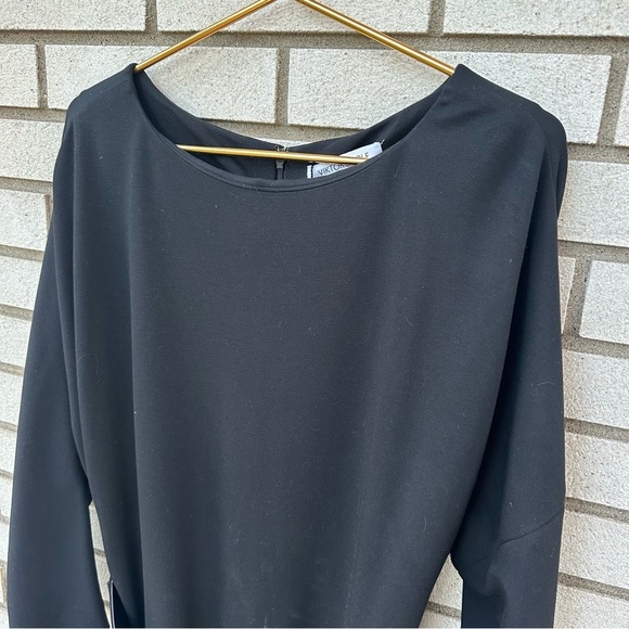 NWT Viktor & Rolf Black Little Black Dress Belted Fit Flare Pockets Italy 42 - Picture 2 of 13